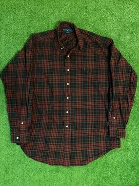 Vintage Polo Ralph Lauren Plaid Button Down Shirt
